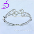 Stunning 925 Sterling Silver Micro Pave Setting Cubic Zirconia Bangle